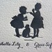 Letterpress Baptism / Christening Invitations - Twins