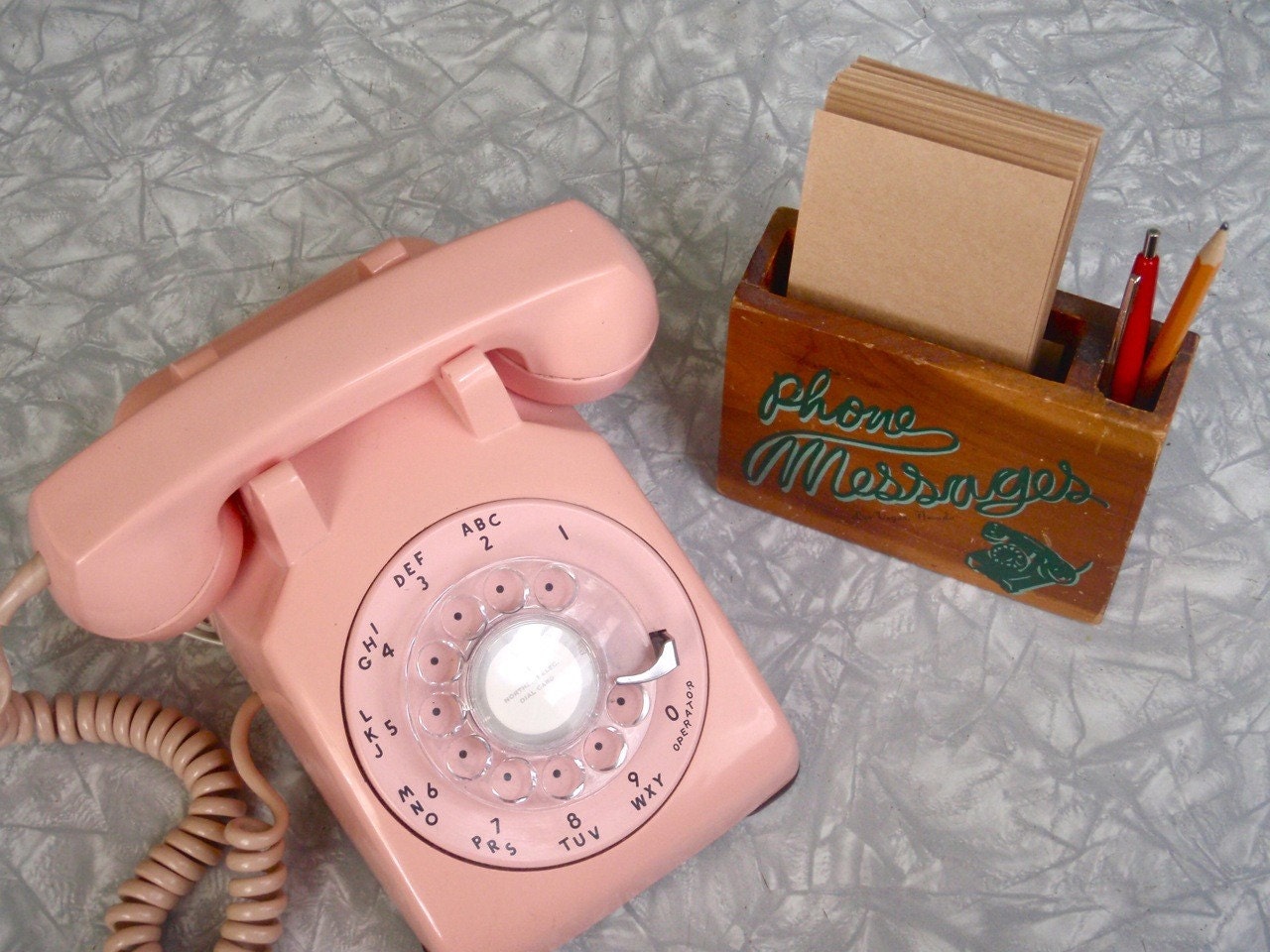 Pink Rotary Phone