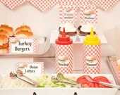 BURGER-n-FRIES Collection - Printable Barbecue Décor