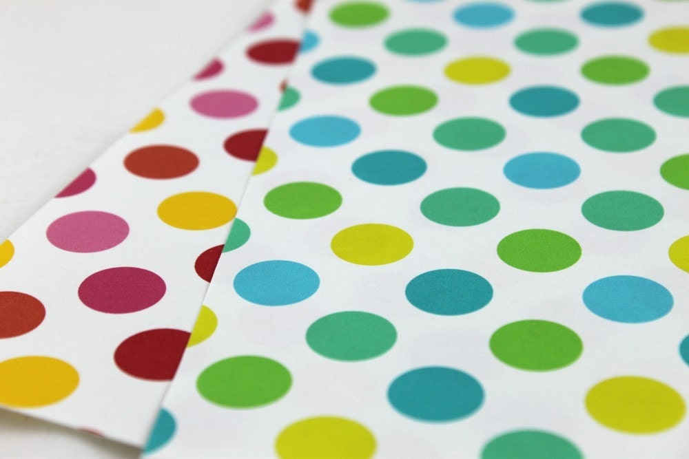 POLKA DOTS PAPER Printable Scrapbook Paper Il_570xn