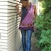 Clothing, Eco  wrap VEST,artisan, upcycled , patchwork clothing, asymmetrical, Om applique  size S-L , by Zasra