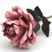 Pastel Pink Leather Rose, Wedding/3rd Anniversary Gift Long Stem Flower Valentine's Day 3rd Leather Anniversary