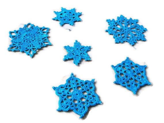 Lace Snowflake Ornament Set,Christmas tree.byArzu