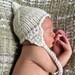 Easy newborn earflap hat pattern