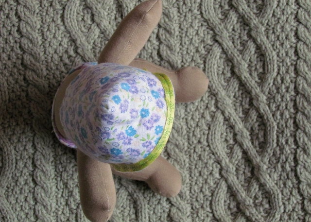 Newborn baby Waldorf doll tutorial package doll and bonnet and diaper for 10 to 12 inch small doll