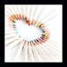 Crayon's Heart,  Pencil Crayon Photo, Square Fine Art Photography Print, Rainbow Pastel