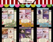 Photoshop Templates For Photographers Birth Announcement Luxe Photo Card - Garden Dreams - No 515