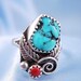Vintage Native American Turquoise Ring FREE SH