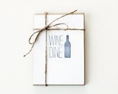 Wine & Dine Note Cards (Set of 5)