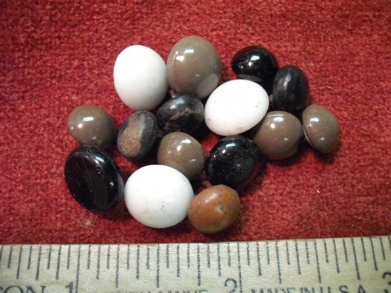 Vintage Shoe Buttons - Tiny - Button Button Who's Got the Button
