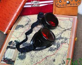 Steampunk Cyber Goggles Glasses Cosplay Anime Larp Rave