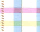 Fabric Finders 100 Percent Cotton Pastel Plaid 1 Yard