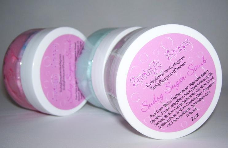 Sudsy Sugar Scrub 2 oz - Choose from over 400 Scents