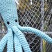 Woolie Octopus Hand Crocheted Plush - Turquoise
