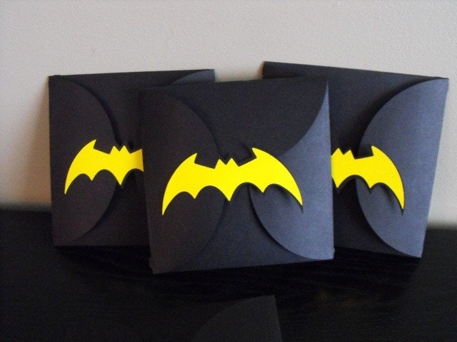Batman Birthday Party Invitation  - Custom Order for Giancarlo's Mommy