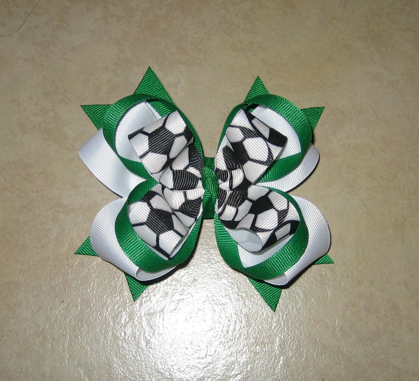 Soccer Hair Bows