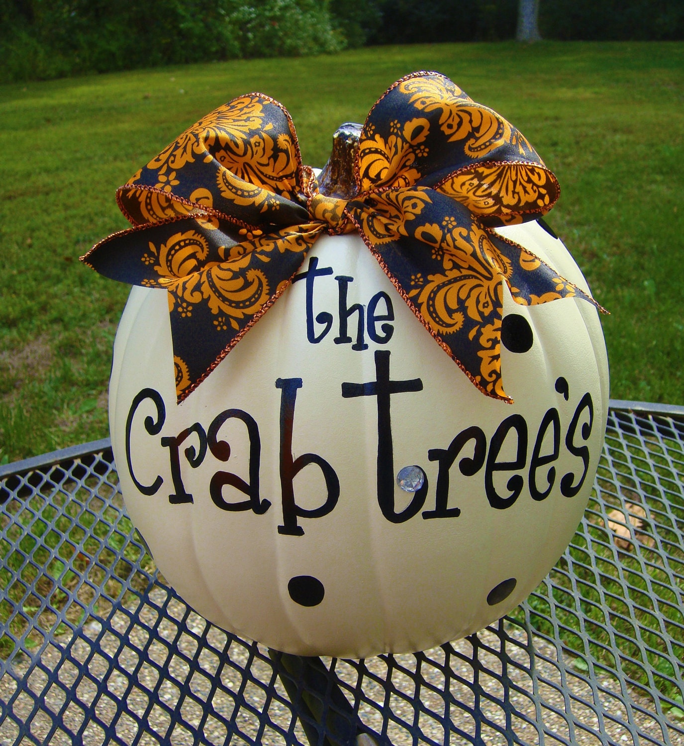 Family Name Personalized Pumpkins..ADORABLE