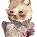 Secretary Cat - White Sweatshirt No Transfer