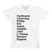 Prince Names T-Shirt - American Apparel Unisex Sizes S, M, L, XL - Custom Color