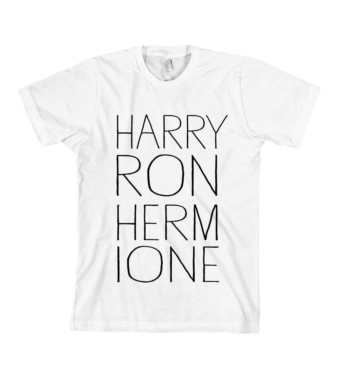 Harry Potter T-Shirt Trio - CUSTOM ORDER - American Apparel Unisex Sizes S, M, L, XL - Custom Colors