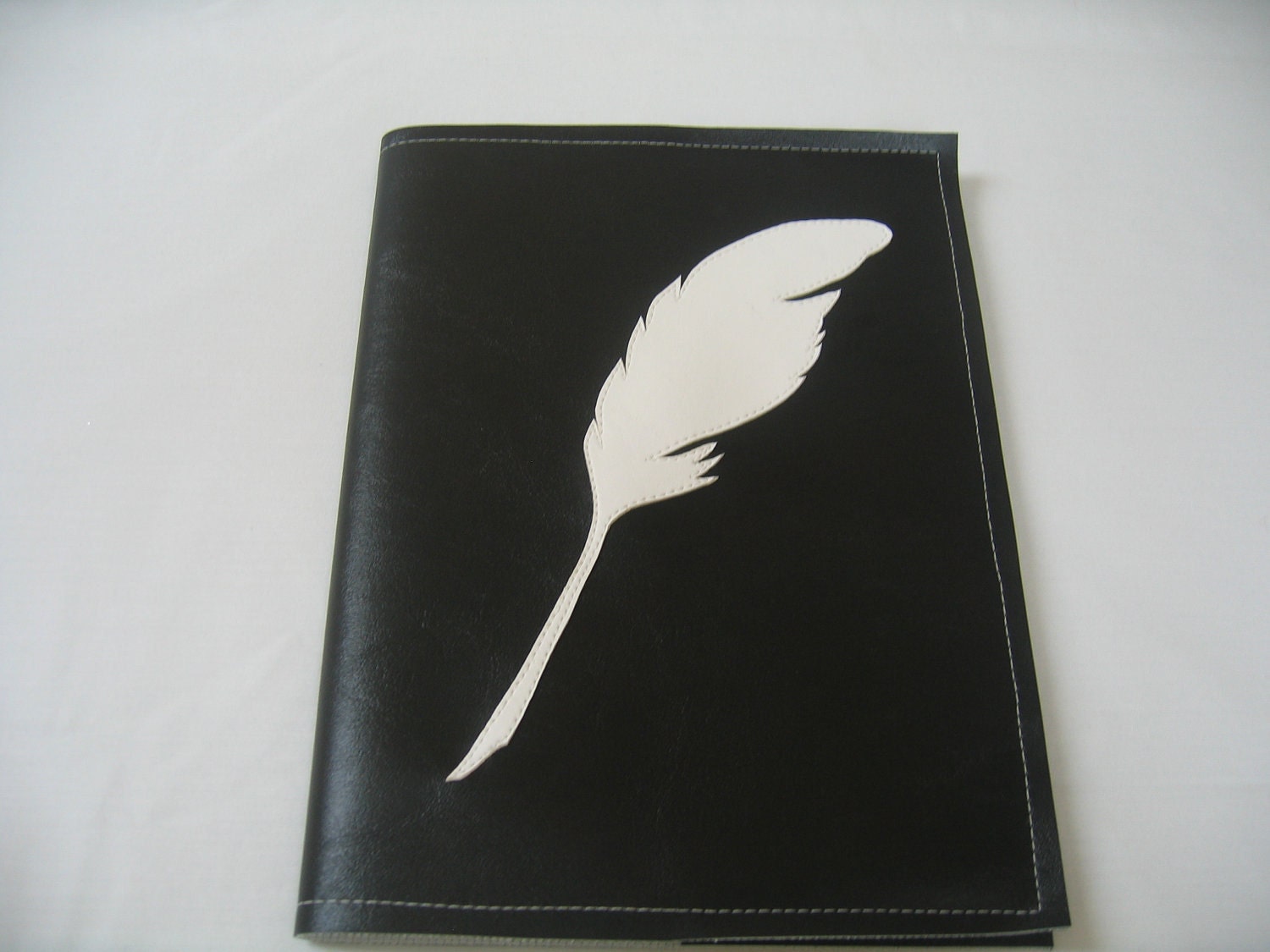 Quill Vinyl Journal Cover with notebook