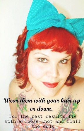 Bow style, Vintage Inspired Head Scarf, Pink Flamingos, Retro, Trailer Park, Rockabilly, Hawaiian, 1950s