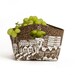 fruit  Basket ,bowl - city print, cork