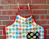 The Young Chef Kid's Apron - Owl Eat to That - Customizable