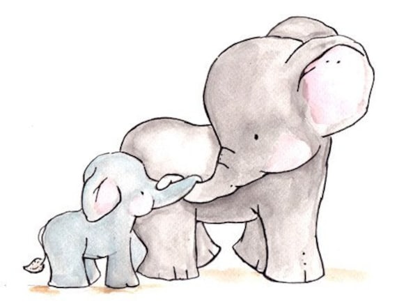 Child Art Print Baby 8x10 Archival Print