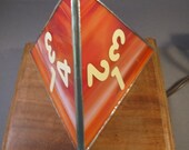 D4 stained glass lamp