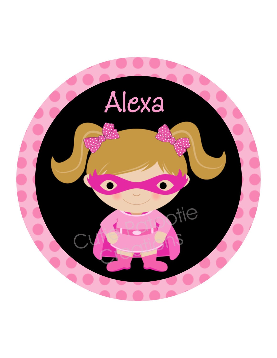 Girls Superhero TShirt or Onesie Personalized Il_570xn