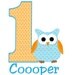 Personalized Owl TShirt or Onesie Owl 1st Birthday Shirt ANY Birthday NUMBER AVAILABLE Boy or Girl