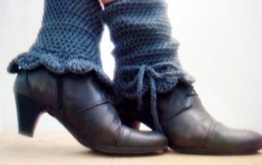 PDF CROCHET PATTERN Leg Warmers Spats Leg Cuffs