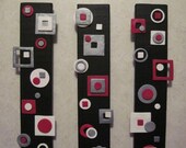 Abstract Geometric Triptych