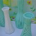 Retro Beach Bungalow Style Bud Vases