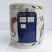 Tardis Bayeux Tapestry Doctor Who Ceramic Mug