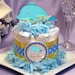 OCEAN FISH SEA baby shower mini diaper cake centerpiece favors