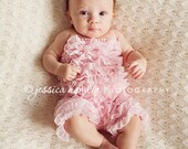 Girls Petti Ruffle Romper (sizes 6M to 5T) -- Many Colors