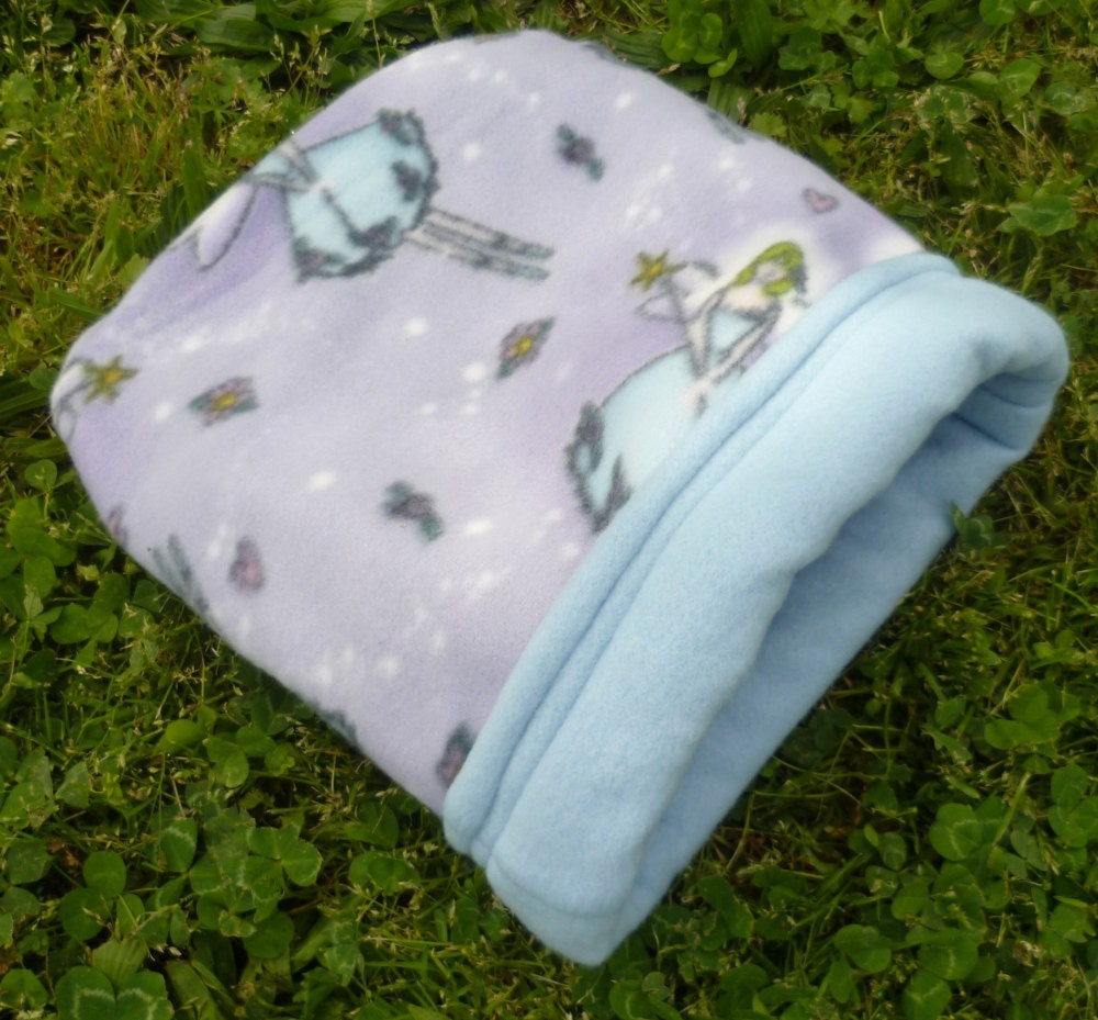 SALE Fleece Cozy Sack for Guinea Pigs and Small Animals -- Priness (M)