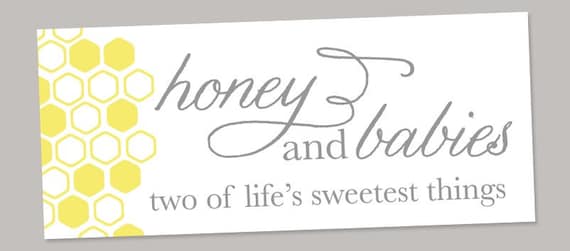 INSTANT DOWNLOAD Bumble Bee Baby Shower Honey Labels JPEG