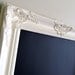 CHALKBOARD Vintage Wedding Chalk Board Framed Chalkboard Kitchen Organizer Magnet Board Ivory White Cottage French Country - MORE COLORS