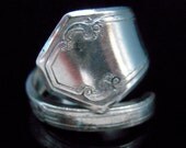 Sterling Silver Spoon Ring - Silverware Jewelry