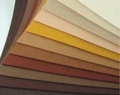 Felt Fabric - 11 Browns