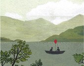 canoe birthday card