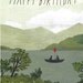 canoe birthday card