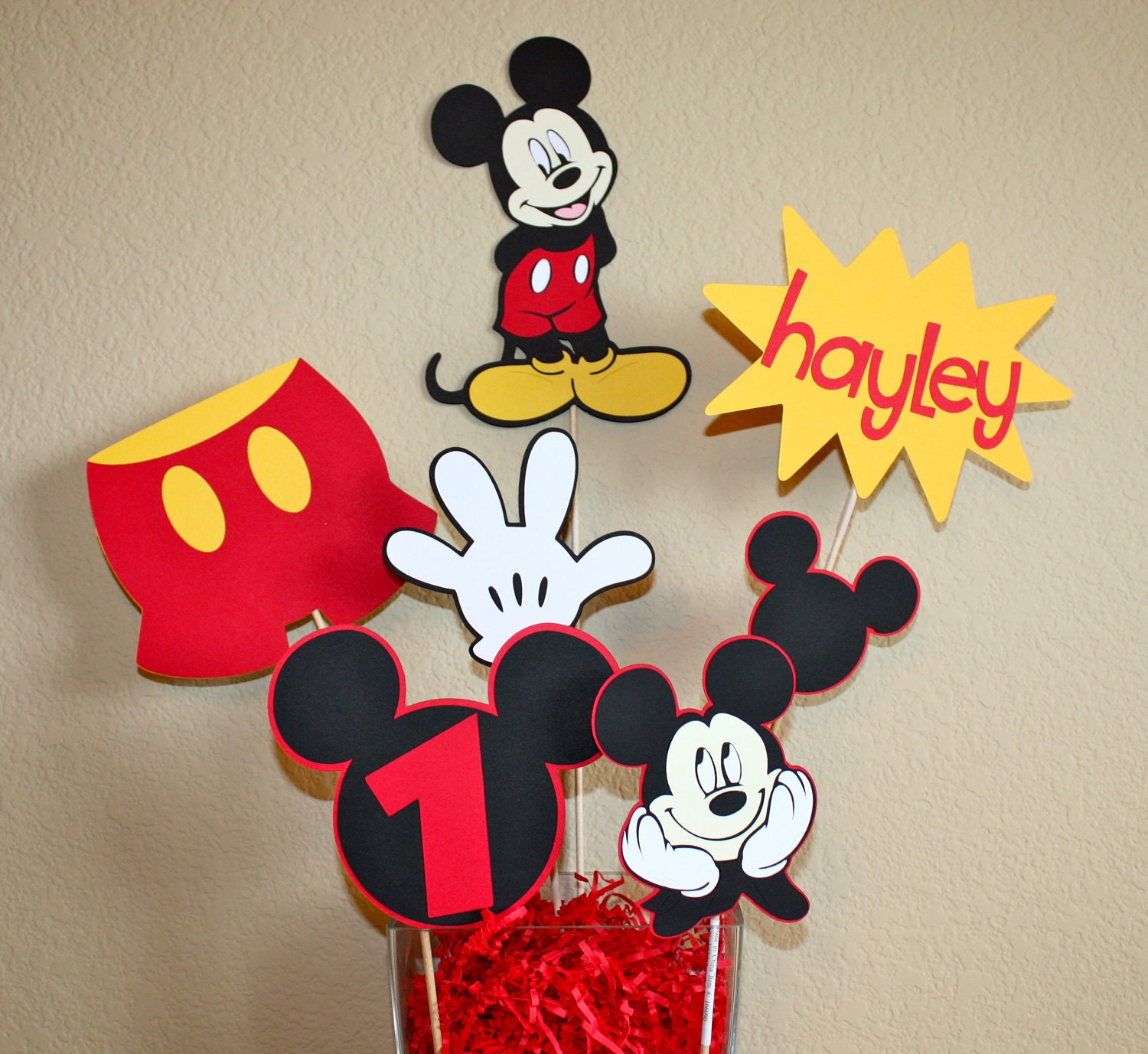 Mickey Mouse Minnie Mouse Disney Party Birthday Centerpiece