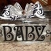 Personalized lighted glass block decor, LOVE