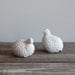 Unfinished Ceramic Greenware Bird Salt and Pepper Shaker Set