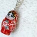 Red Matryoshka Necklace by Galavant on Etsy