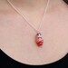 Red Matryoshka Necklace by Galavant on Etsy